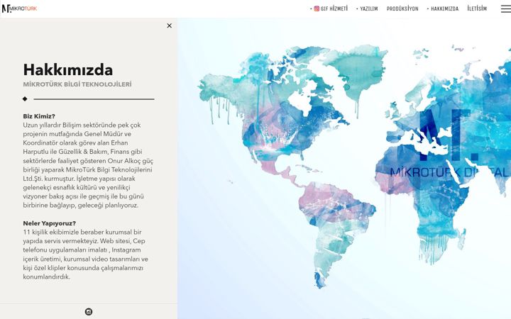 Screenshot of mikroturk.com