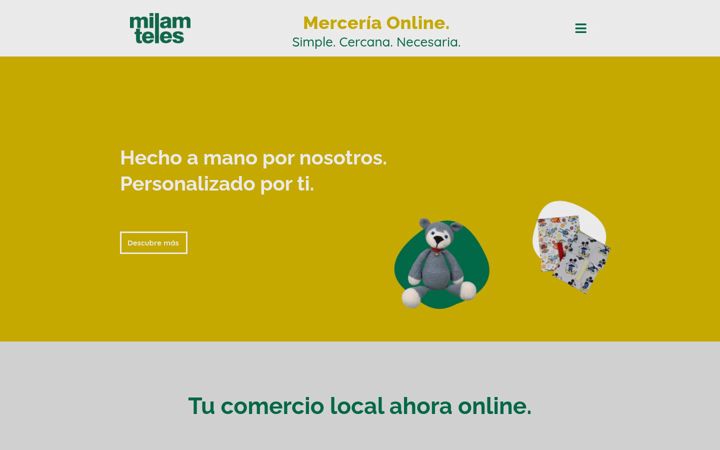 Screenshot of milamteles.com