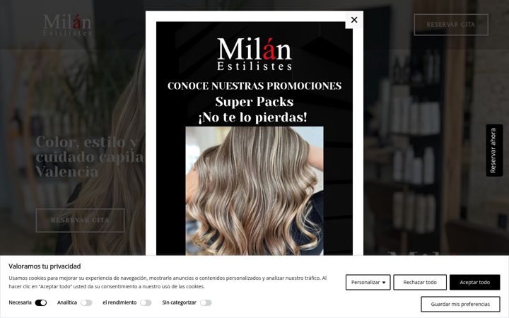 Screenshot of milanconcept.com
