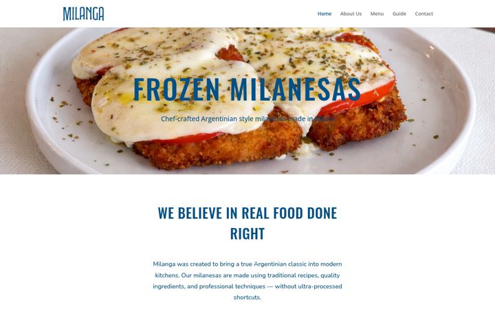 Screenshot of milangamiami.com