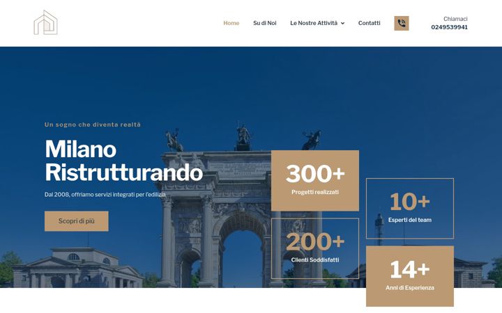 Screenshot of milano-ristrutturando.com