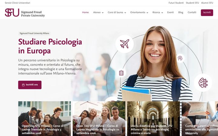 Screenshot of milano-sfu.it