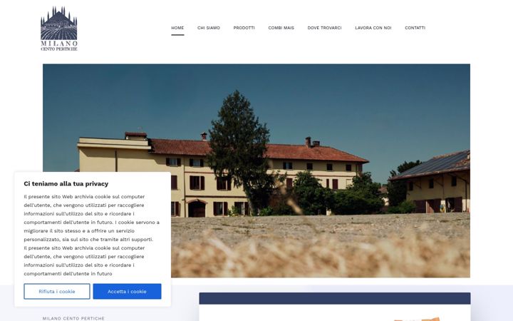 Screenshot of milanocentopertiche.com