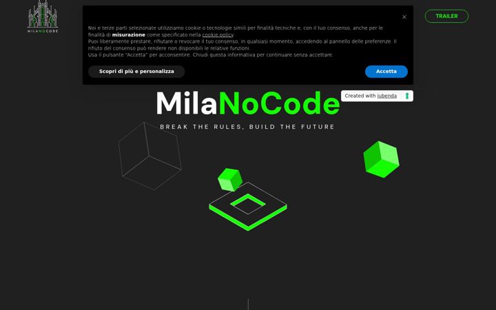Screenshot of milanocode.it
