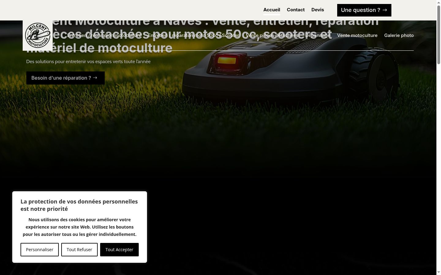 Screenshot tal-banner tal-kunsens muri qabel kwalunkwe interazzjoni