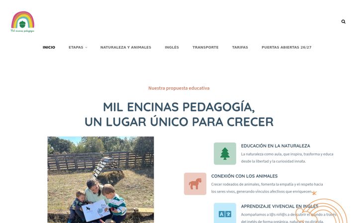Screenshot of milencinaspedagogia.com