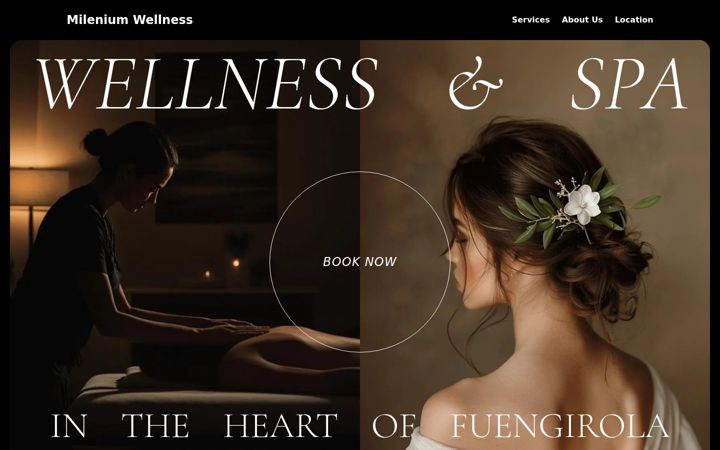 Screenshot of mileniumwellnessfuengirola.com