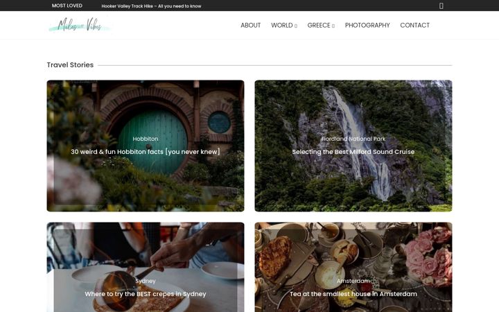 Screenshot of mileswithvibes.com