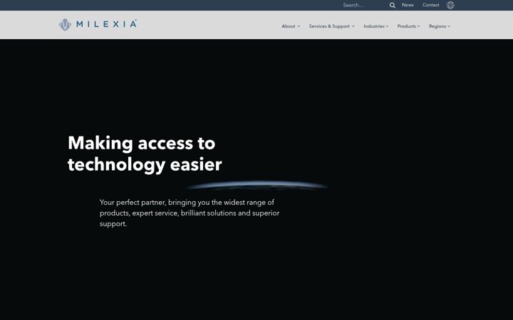Screenshot of milexia.com
