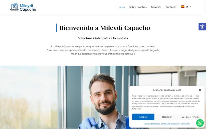 Screenshot of mileydicapacho.com