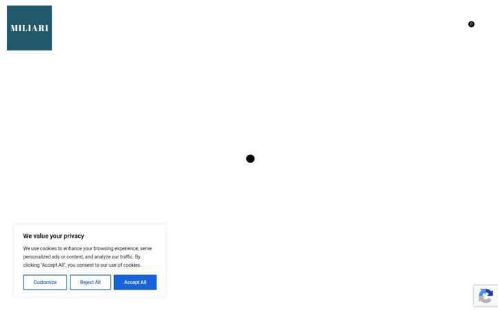 Screenshot of miliaribrand.com