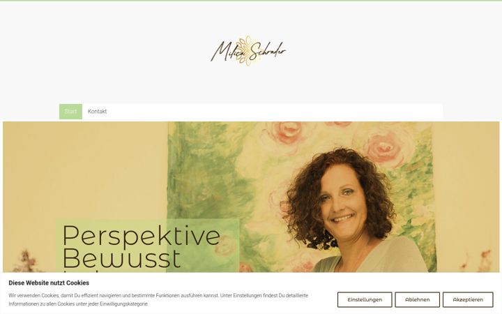 Screenshot of milica-schrader.com