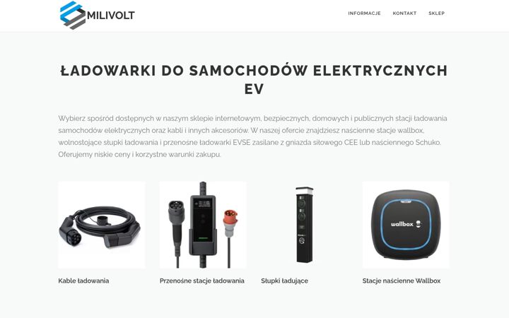 Capture d'écran de milivolt.pl