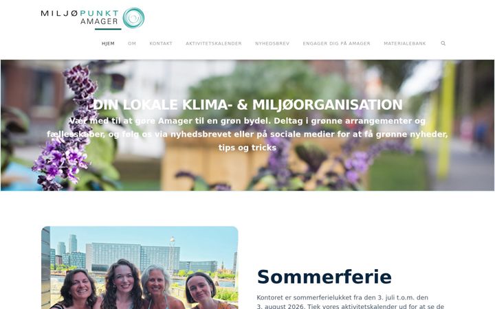 Capture d'écran de miljopunkt-amager.dk