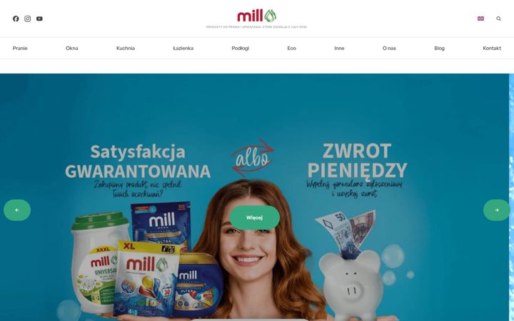 Screenshot von mill.pl