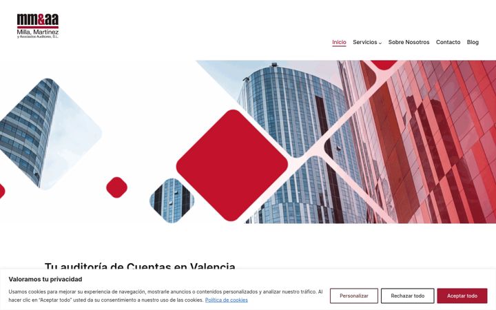 Screenshot of milla-martinez.com