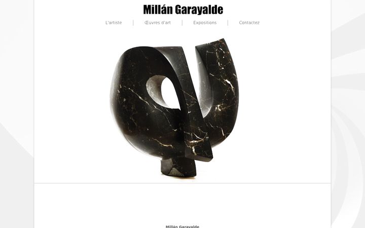 Screenshot of millangarayalde.com