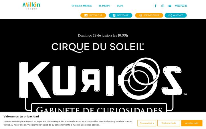 Screenshot of millanviajes.com