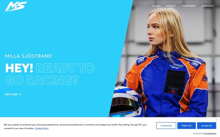 Screenshot of millasjostrand.com
