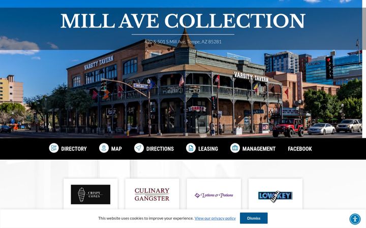 Screenshot of millavecollection.com
