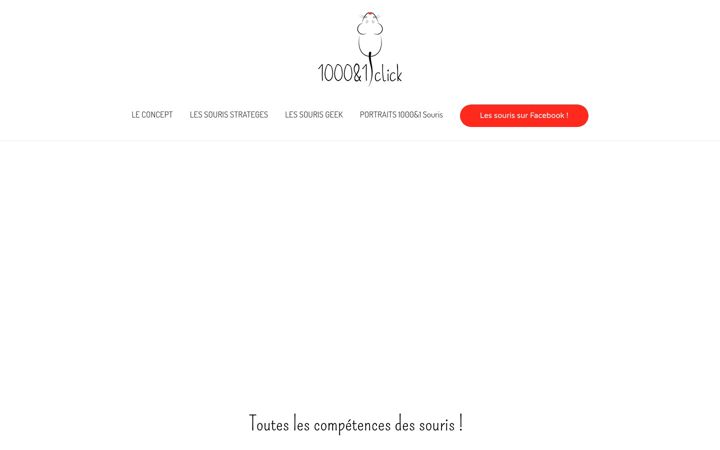Screenshot of milleetunclick.com