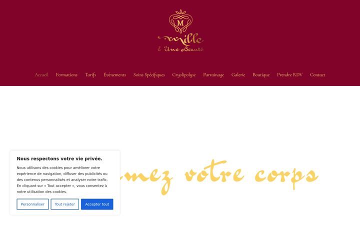 Screenshot of milleetunebeaute-institutdebeaute.com