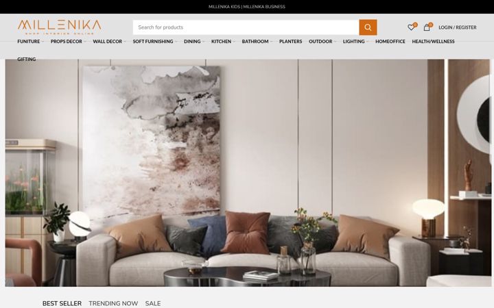 Screenshot of millenika.com