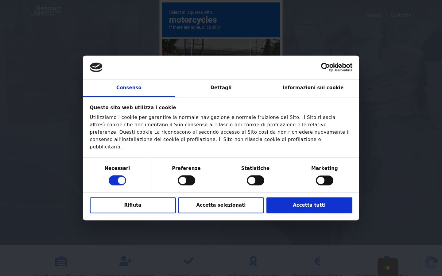 Zrzut ekranu banera zgody wyświetlanego przed jakąkolwiek interakcją