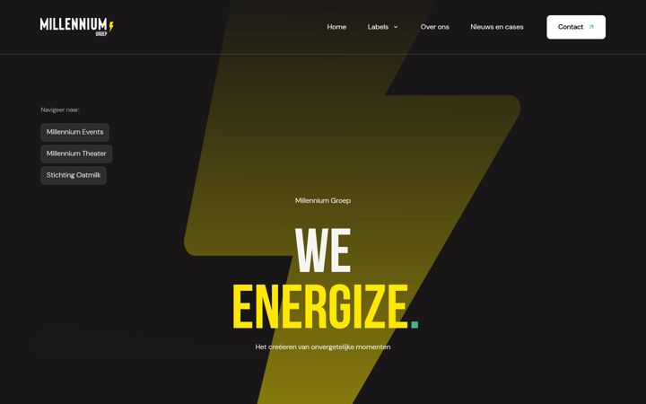 Screenshot of millenniumgroep.nl