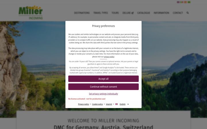 Screenshot of miller-incoming.com