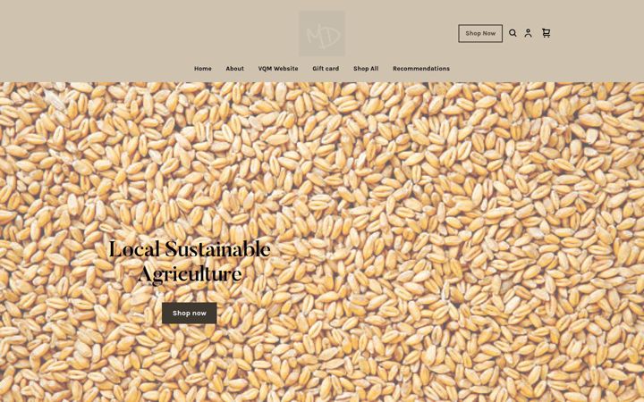 Screenshot of millerdohrmannfarm.com