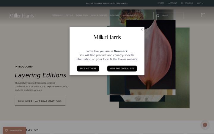 Screenshot of millerharris.com