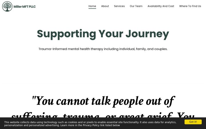 Screenshot of millermftllc.com