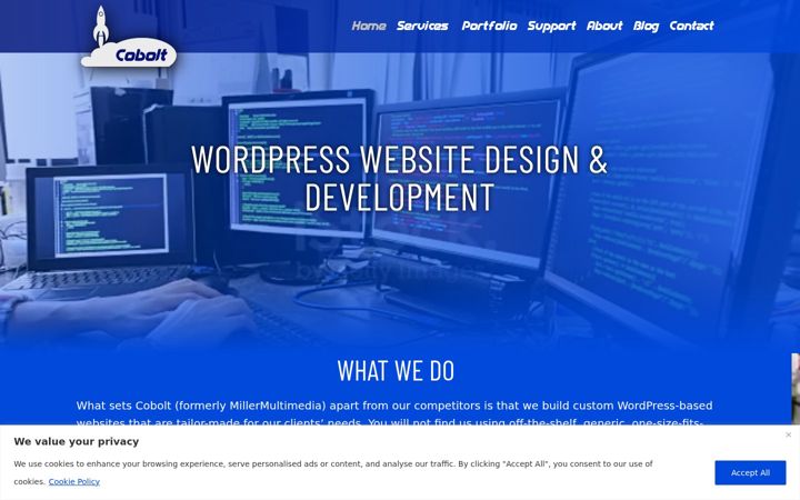 Screenshot of millermultimedia.com