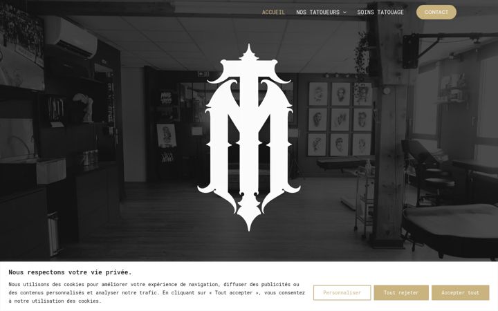 Screenshot of milletroistattoo.com