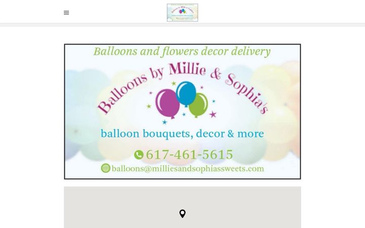 Screenshot of milliesandsophiassweets.com