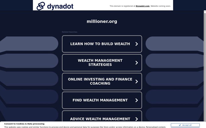 Screenshot of millioner.org