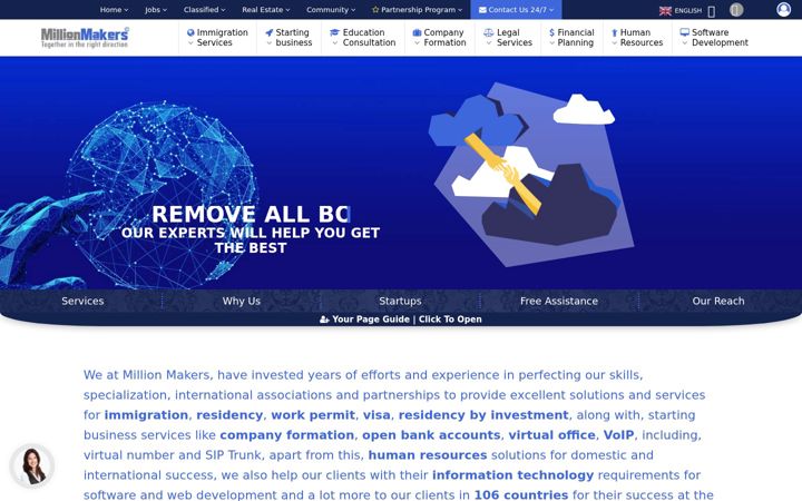 Screenshot of millionmakers.com
