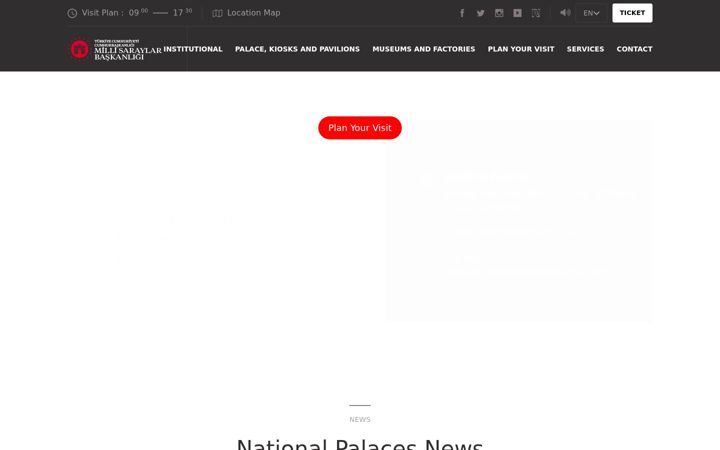 Screenshot of millisaraylar.gov.tr