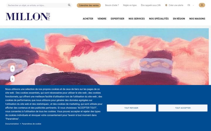 Screenshot of millon.com