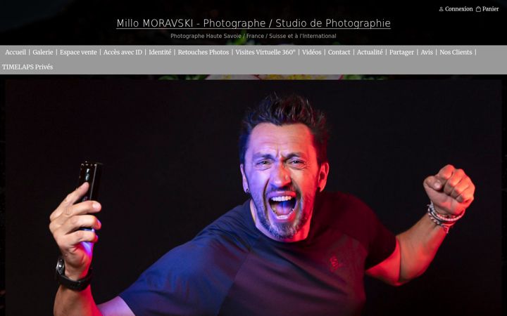 Screenshot of millophotosvideos.com