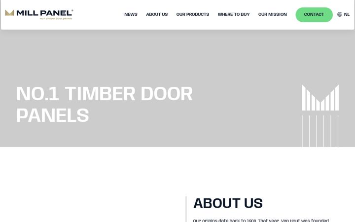 Skärmbild av millpanel.com