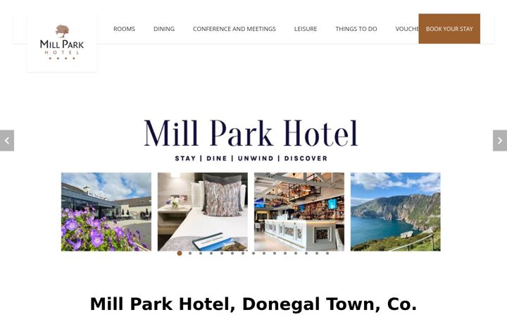 Screenshot of millparkhotel.com
