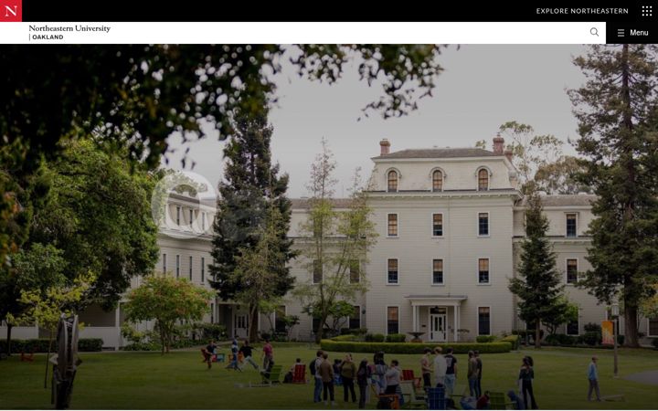 Screenshot of mills.edu