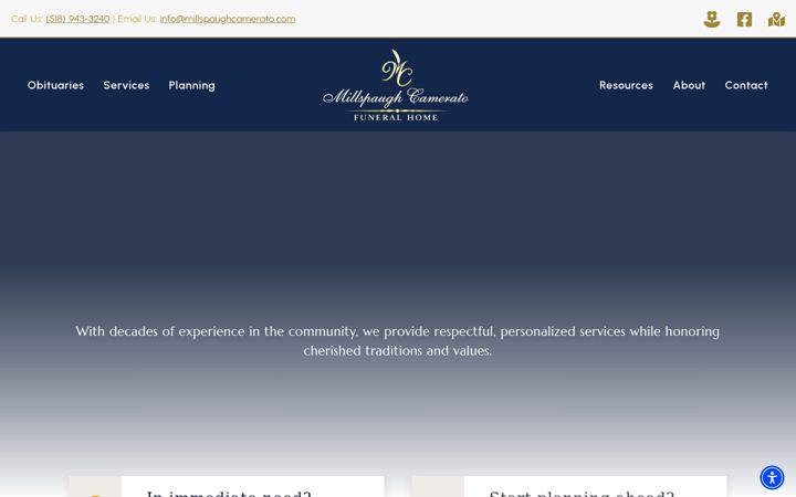 Screenshot of millspaughcamerato.com