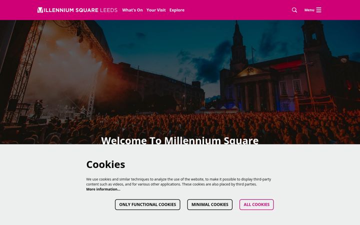 Screenshot of millsqleeds.com