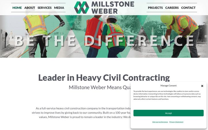 Screenshot of millstoneweber.com