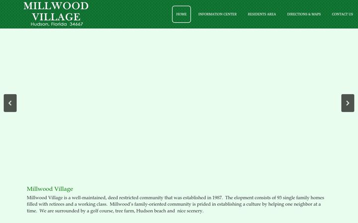 Screenshot of millwood-village.com
