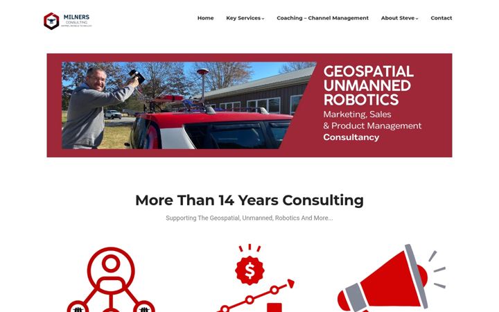 Screenshot of milnersconsulting.com