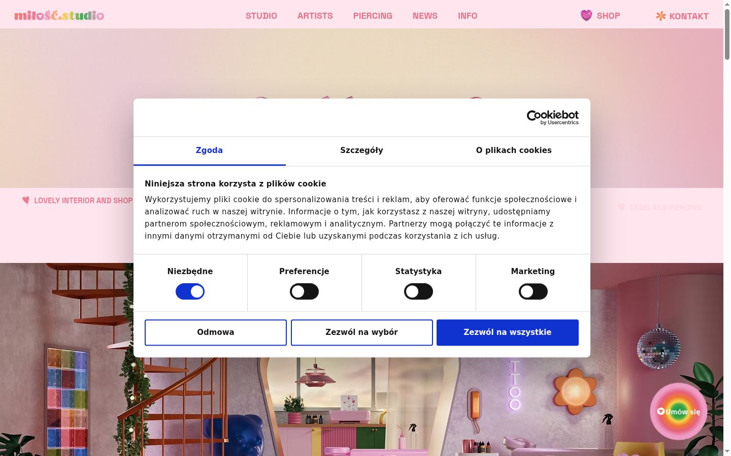 Captură de ecran a bannerului de consimțământ afișat înainte de orice interacțiune